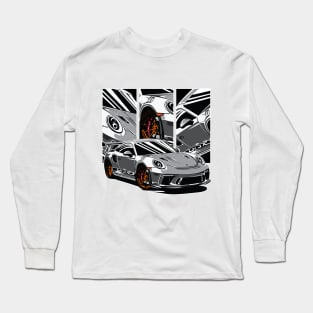 sports car illustrator Long Sleeve T-Shirt